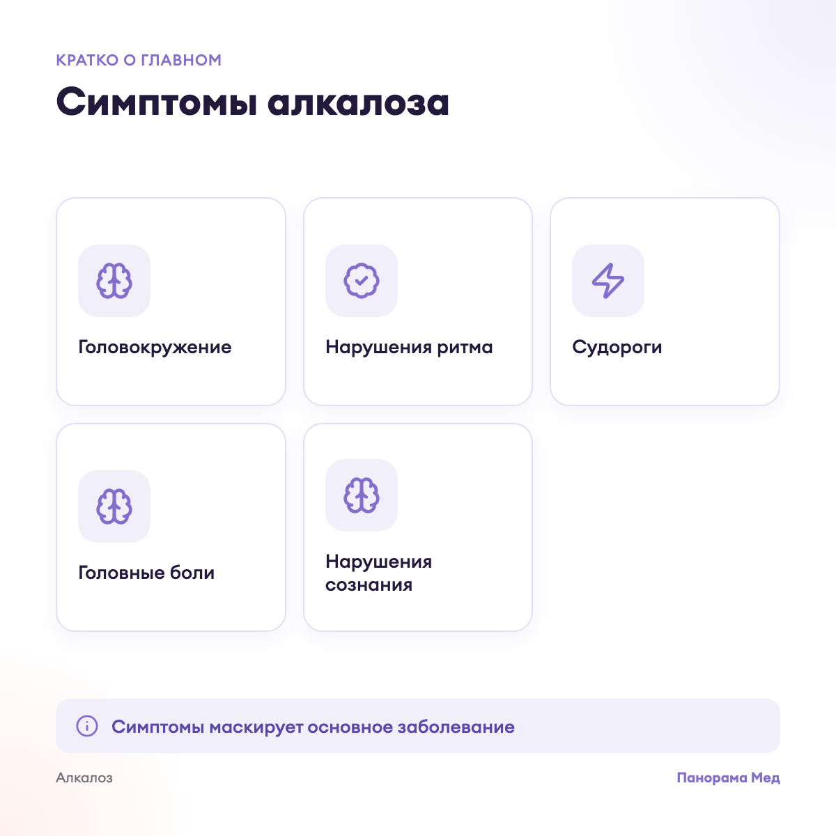 Симптомы алкалоза