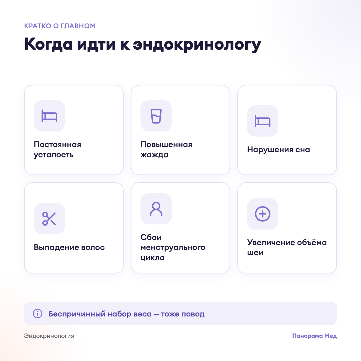 Когда идти к эндокринологу