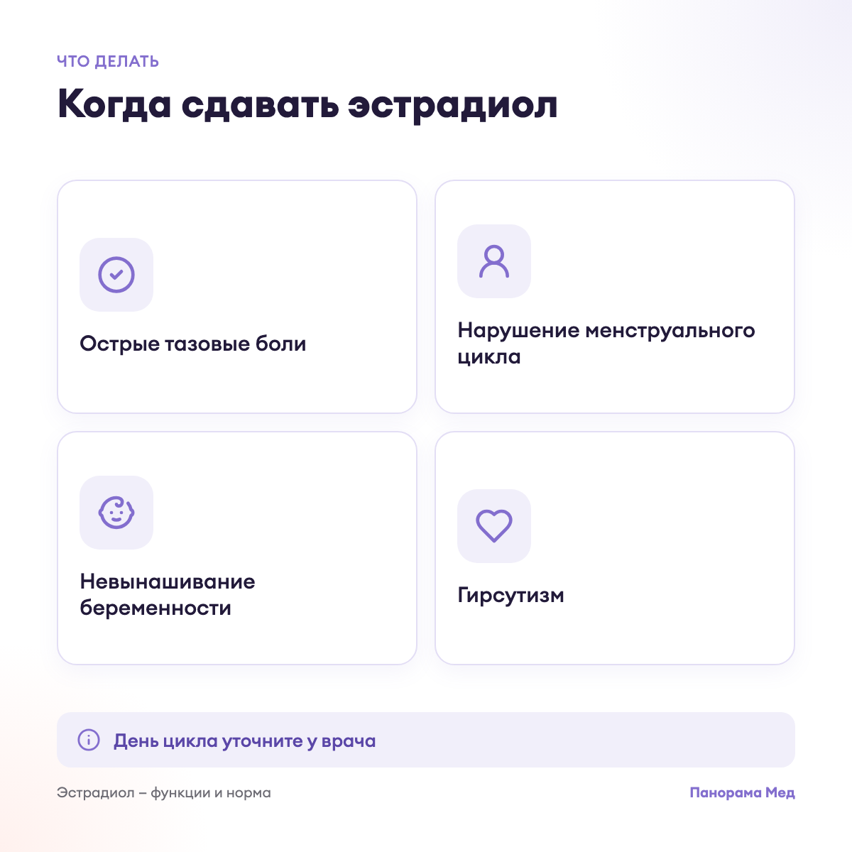 Когда сдавать эстрадиол