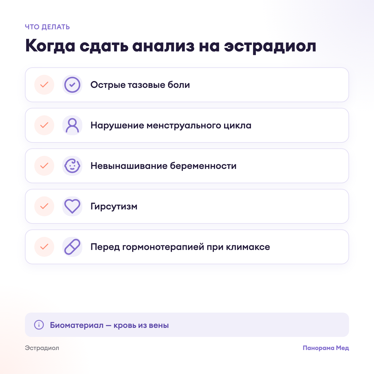 Когда сдать анализ на эстрадиол