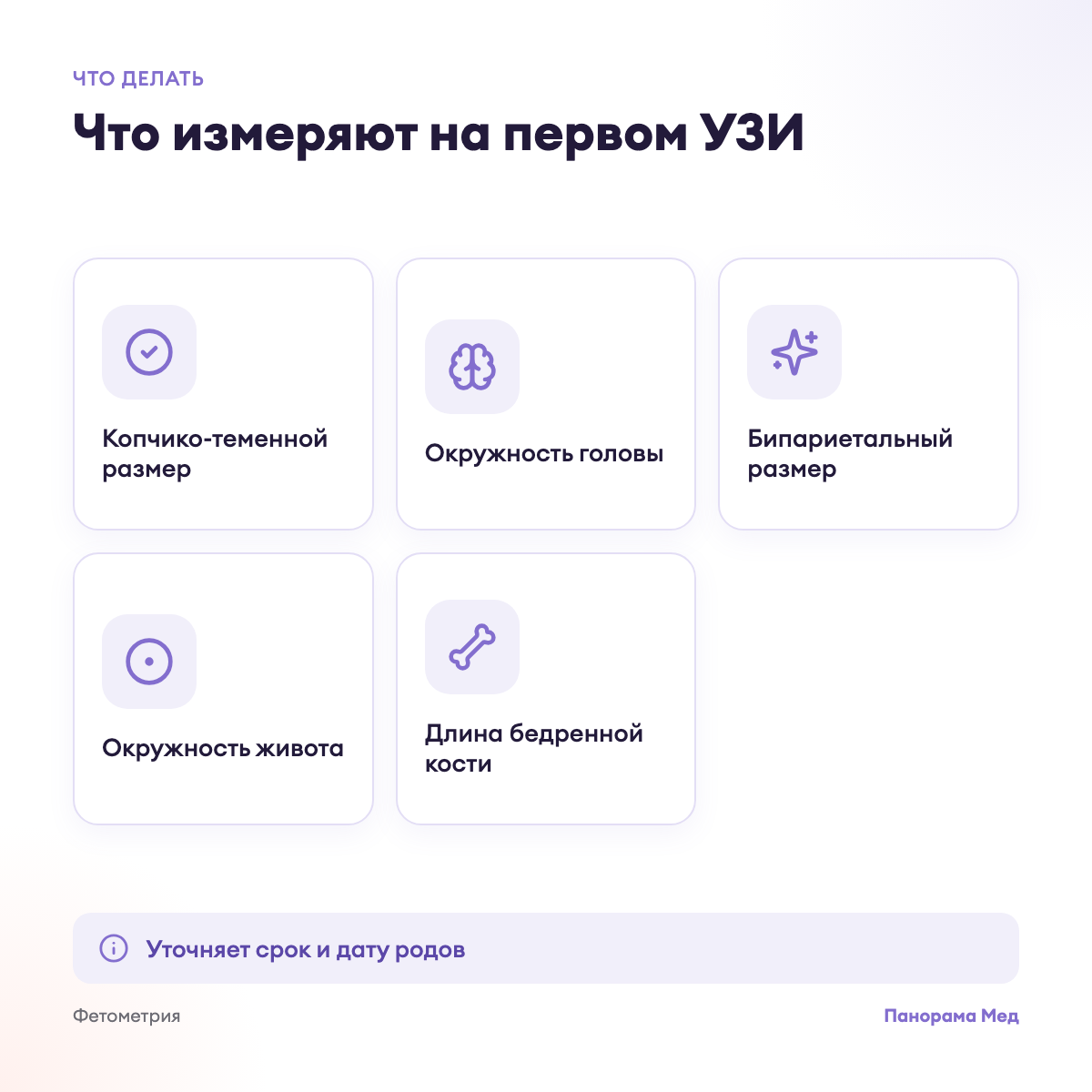 Что измеряют на первом УЗИ