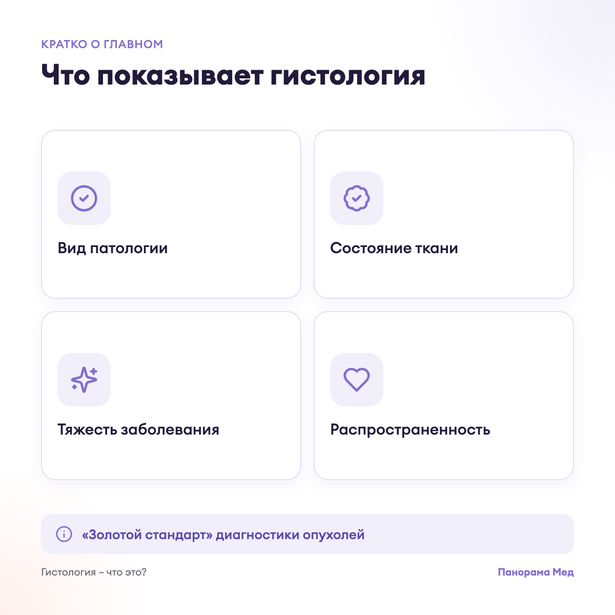 Что показывает гистология