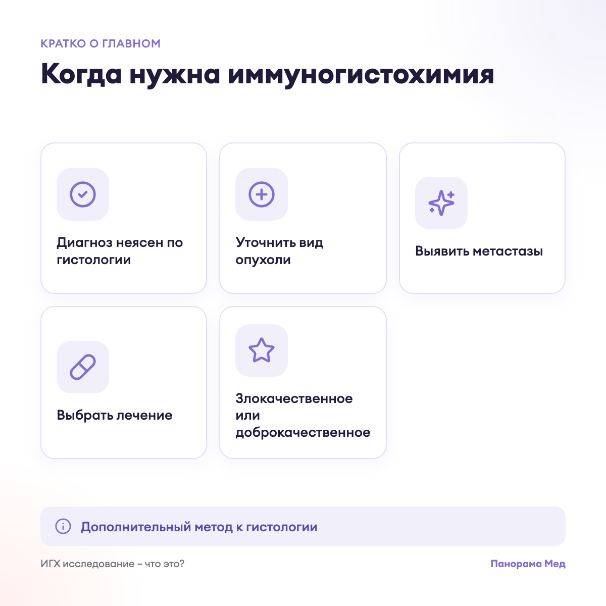 Когда нужна иммуногистохимия