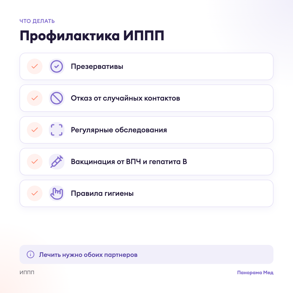 Профилактика ИППП