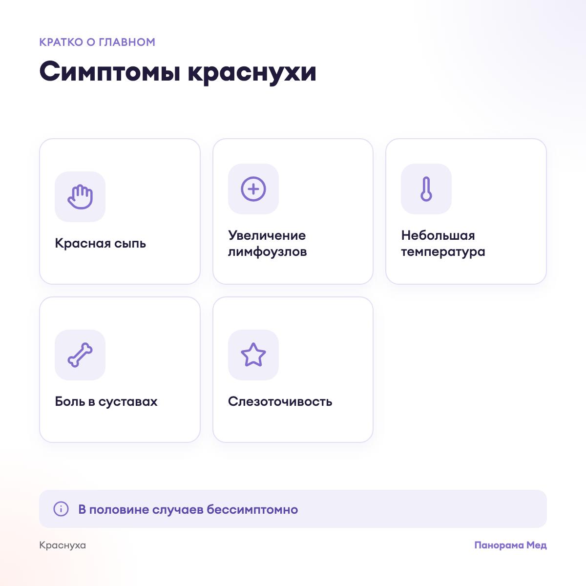 Симптомы краснухи