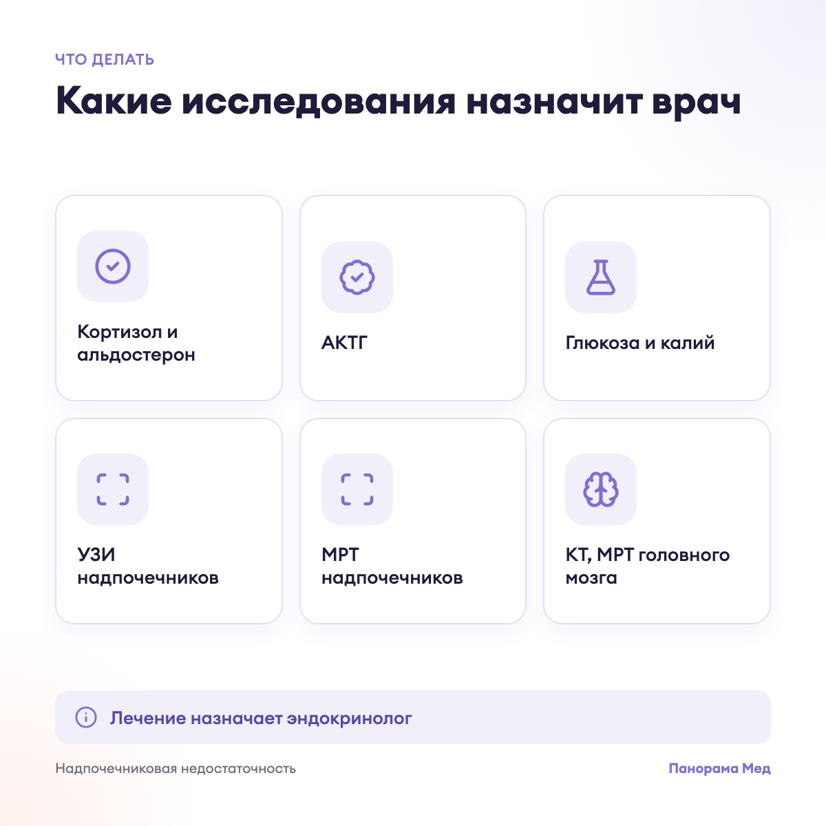 Какие исследования назначит врач