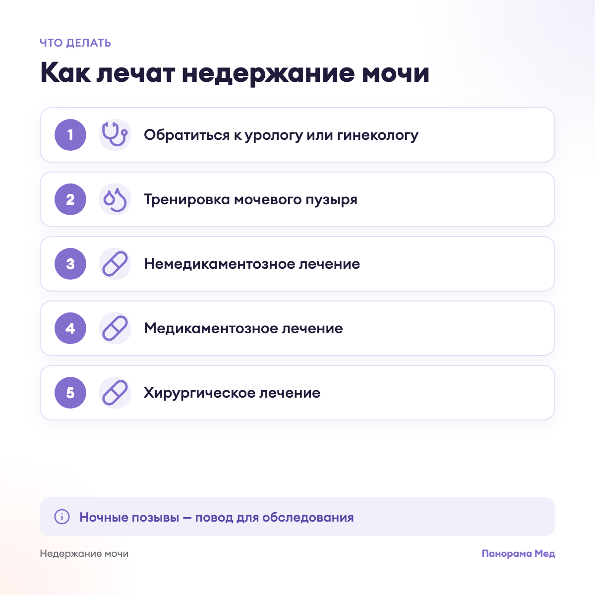 Как лечат недержание мочи