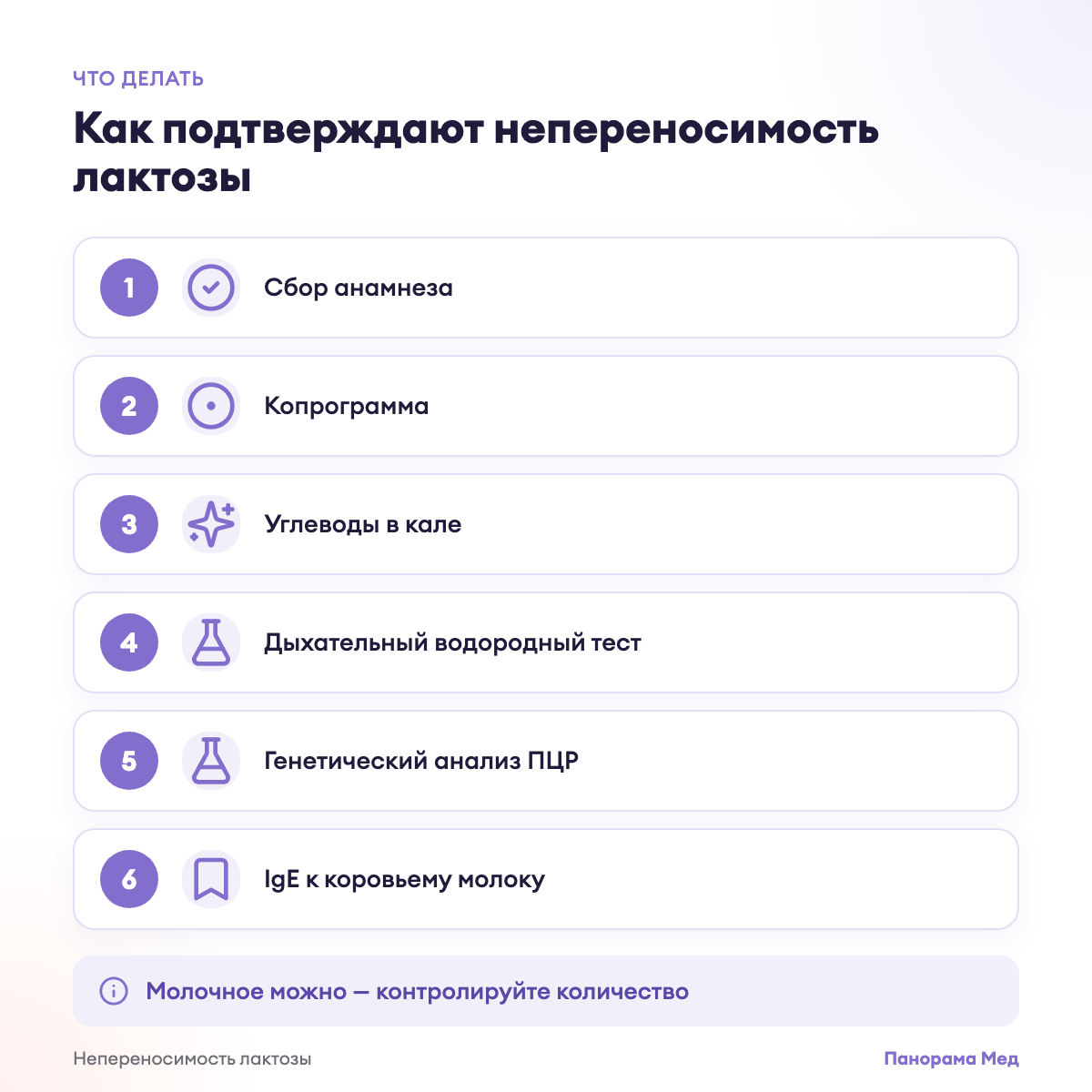 Как подтверждают непереносимость лактозы