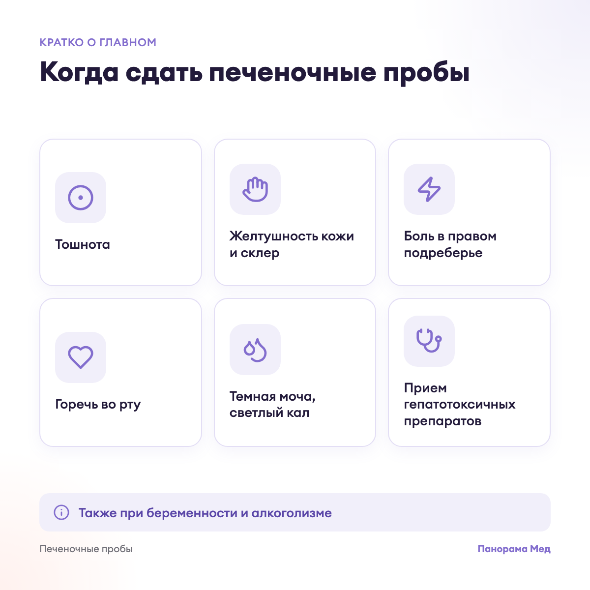 Когда сдать печеночные пробы