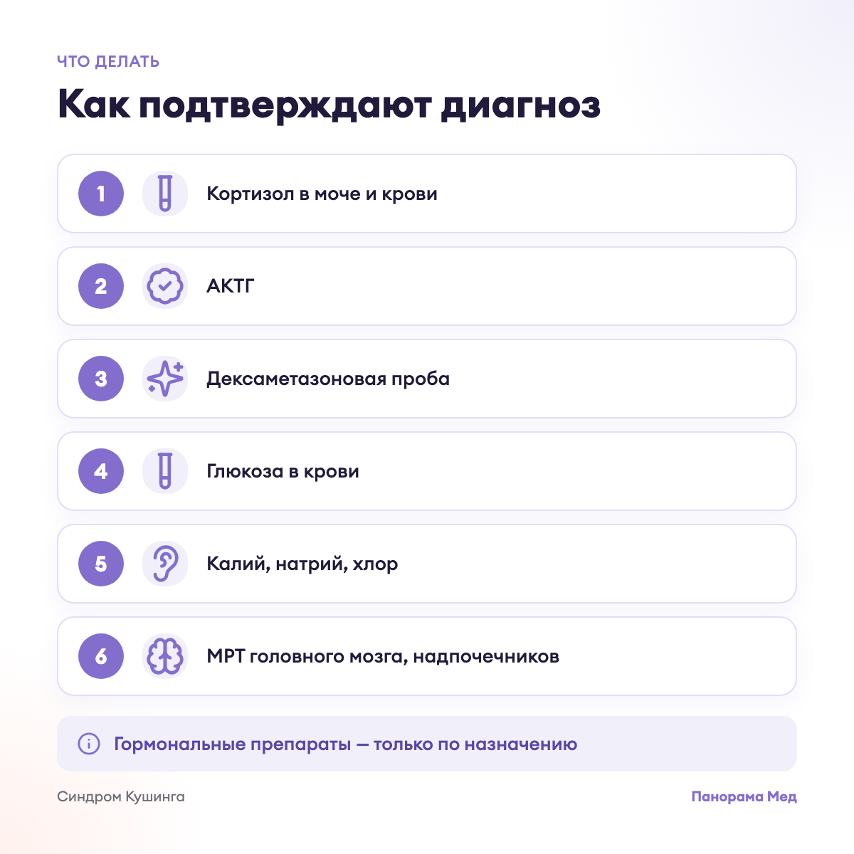 Как подтверждают диагноз